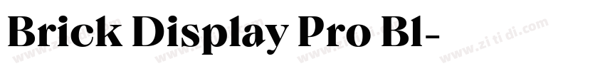 Brick Display Pro Bl字体转换 Brick Display Pro Bl字体转换